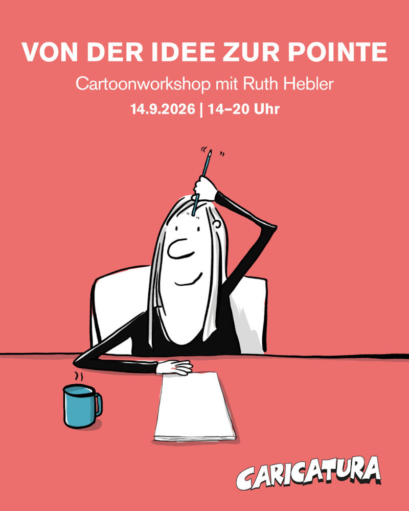 Cartoonworkshop Ruth Hebler