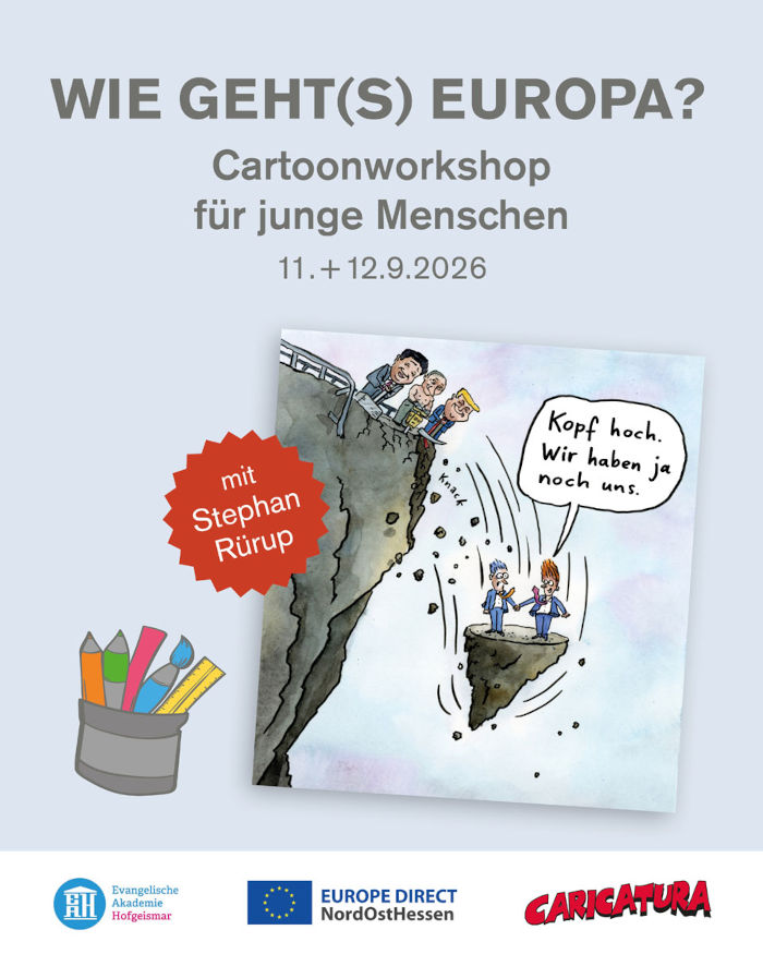 Cartoonworkshop fuer junge Menschen