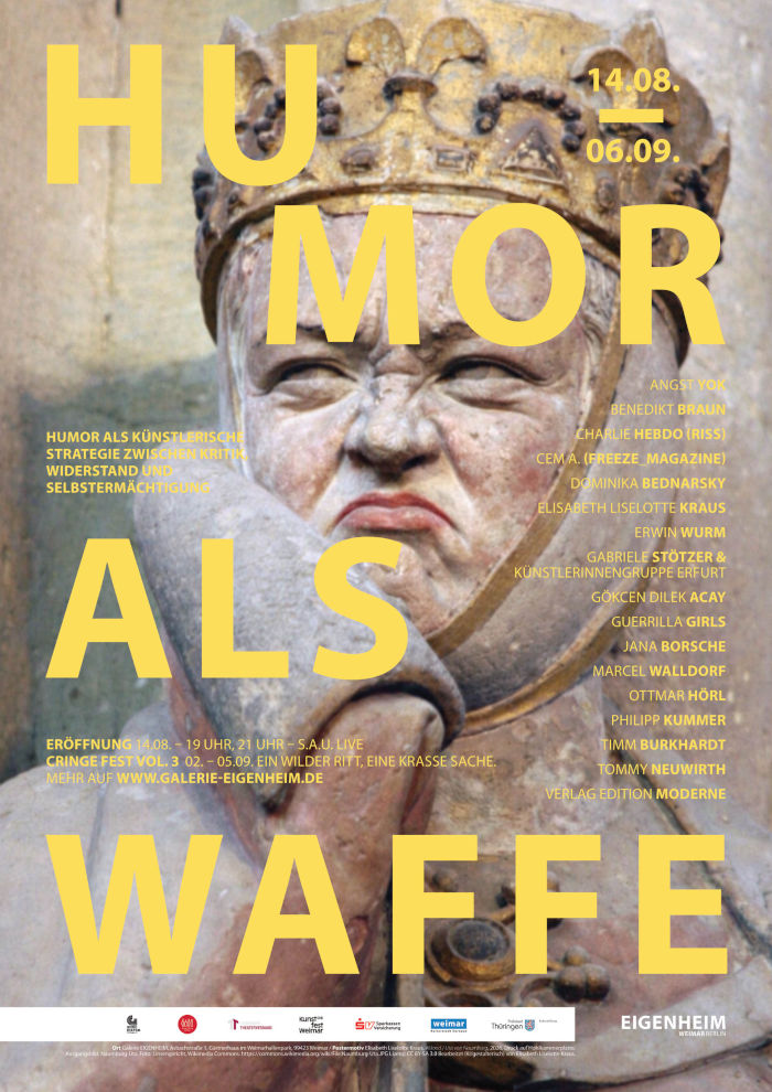 Poster Humor als Waffe web