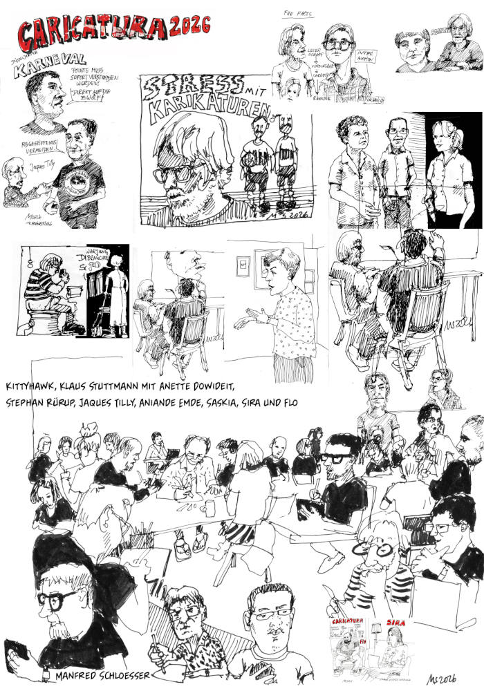 Schloesser caricatura klein